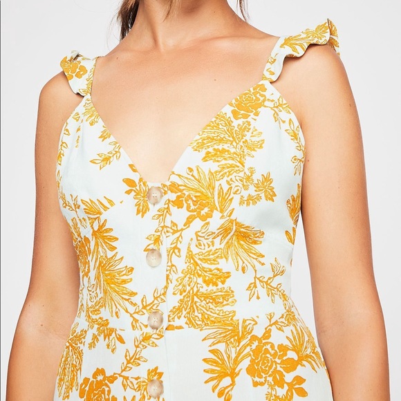 final price drop!! | free people | be the one wide-leg jumpsuit - Picture 5 of 7